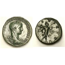 Ancient Roman Empire Elagabalus AE Sestertius 218