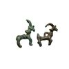Image 2 : Lot of 2 Ancient Luristan Bronze Goats c.1000 BC.