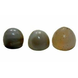 Lot of 3 Sasanian, Islamic Agate Games Pieces c.6th-8th