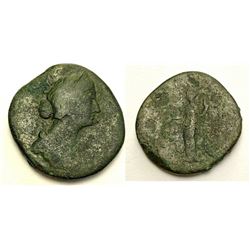 Ancient Roman Faustina Junior. Augusta, AD 147-175. ? S