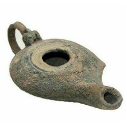 Ancient Roman Bronze Oil Lamp c.1st-4th century AD.
