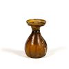 Image 2 : Ancient Roman Amber color Glass Bottle c.2nd century AD