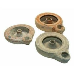 Lot of 3 Ancient South Italian Greek Terracotta Oil