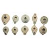Image 1 : Lot of 10 Ancient Roman, Byzantine Terracotta Oil Lamps