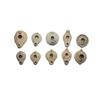 Image 2 : Lot of 10 Ancient Roman, Byzantine Terracotta Oil Lamps
