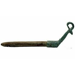 Ancient Luristan Bronze Finial with Stag c.1000 BC.