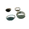 Image 3 : Lot of 10 Ancient Roman, bronze Rings c.1st-4th century