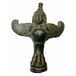 Roman Style Bronze Figure of Winged Eros.