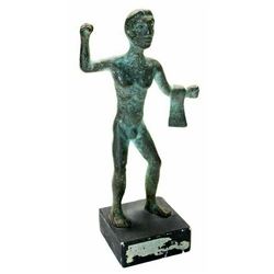 Roman Style Bronze Figure of athlete.