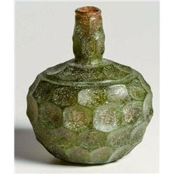 Ancient Sasanian Cut Glass Bottle c.6th century AD.