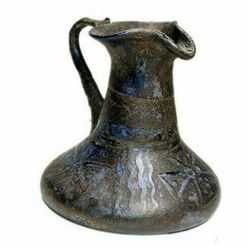 Byzantine Style glass Jug with Crosses.