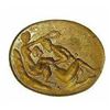Image 1 : Roman Style Solid Gold Ring with Erotic Scene.