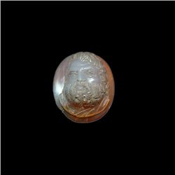Roman Style Carnelian Cameo with Zeus.