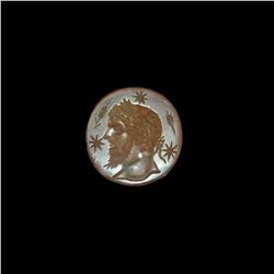 Roman Style Carnelian Intaglio with Septimius Severus.