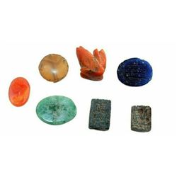 Lot of 7 Ancient Roman Itaglio Seals c.1st-4th century