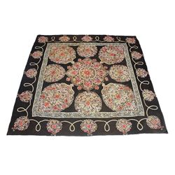 Persian embroidered Textile Panel Rashti Douzy. Size 52