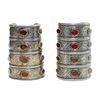 Image 1 : A pair of Islamic Tribal Art Silver Bracelets with