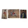 Image 1 : Lot of 3 Persian Qajar Islamic Painting c.19th century.