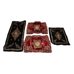 Lot of 4 Turkish, Ottoman Pillow Cases c.19th century.