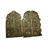Image 5 : Lot of 2 Russian Brass Icons c.19th century. Size 7 x 8