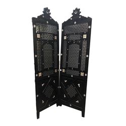 19th century Middle Eastern Syrian Wood Screen Panel.