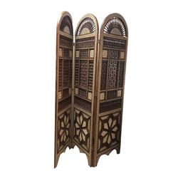 19th century Middle Eastern Egyptian Wood Screen Panel.