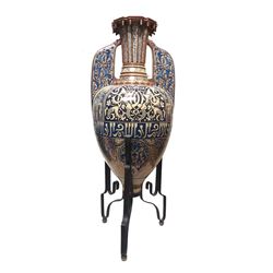 A monumental Hispano-Moresque pottery