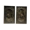 Image 2 : A Pair of plaques Depicts two Arabian figures by Arthur