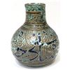 Image 2 : 19th cent Islamic twin handled glass vase with enamel