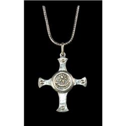 Ancient Biblical Widows Mite Bronze Coin coin set in a