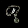Image 4 : Ancient Greek Bronze coin set in a Silver Necklace.