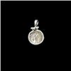 Image 2 : Ancient Greek Bronze Coin Set in Silver pendant
