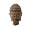 Image 1 : Chinese Ming Dynasty Stone Head Of Lord Buddha. Size 17