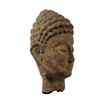 Image 3 : Chinese Ming Dynasty Stone Head Of Lord Buddha. Size 17