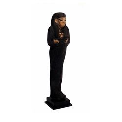 Wooden Polychrome Shabti ex: Charpentier Collection