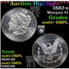 Image 1 : ***Auction Highlight*** 1882-s Morgan Dollar $1 Graded Select Unc+ DMPL By USCG (fc)