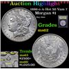 Image 1 : ***Auction Highlight*** 1886-o /o Hot 50 Vam 7 Morgan Dollar $1 Graded Select Unc By USCG (fc)