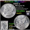 Image 1 : ***Auction Highlight*** 1892-o Morgan Dollar $1 Graded Select+ Unc By USCG (fc)