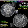 Image 1 : ***Auction Highlight*** 1878-s Morgan Dollar $1 Graded Choice Unc DMPL By USCG (fc)