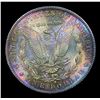 Image 3 : ***Auction Highlight*** 1881-s Rainbow Toned Morgan Dollar $1 Graded GEM+ Unc By USCG (fc)