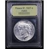 Image 4 : ***Auction Highlight*** 1927-s Peace Dollar $1 Graded Select Unc By USCG (fc)