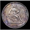 Image 2 : ***Auction Highlight*** 1861/0 Seated Liberty Half Dime 1/2 10c Graded Select+ Unc By USCG (fc)