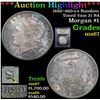 Image 1 : *Auction Highligh** 1880/-880-s/s Rainbow Toned Vam 21 R4 Morgan $1 Graded GEM++ Unc By USCG (fc)