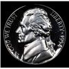 Image 2 : ***Auction Highlight*** 1954 Proof Jefferson Nickel 5c Graded GEM++ Proof Deep Cameo By USCG (fc)