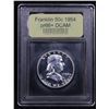 Image 4 : ***Auction Highlight*** 1954 Proof Franklin Half Dollar 50c Graded Gem++ Proof DCAM By USCG (fc)