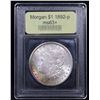Image 4 : ***Auction Highlight*** 1892-p Rainbow Toned Morgan Dollar $1 Graded Select+ Unc By USCG (fc)