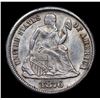 Image 2 : ***Auction Highlight*** 1876-cc F-131a R-5+ Seated Liberty Dime 10c Graded Select+ Unc By USCG (fc)