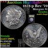 Image 1 : ***Auction Highlight*** 1878-p Rev '79 Morgan Dollar $1 Graded Select Unc DMPL By USCG (fc)