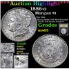Image 1 : ***Auction Highlight*** 1886-o Morgan Dollar $1 Graded Select Unc By USCG (fc)
