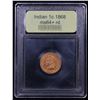 Image 4 : ***Auction Highlight*** 1868 Indian Cent 1c Graded Choice+ Unc RD By USCG (fc)